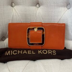 Michael Kors Leather Clutch
